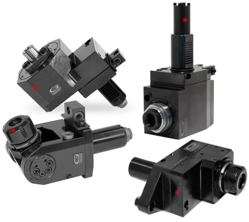 Приводной радиальный блок со смещением (правый) DIN 5482-VDI-40 ER-32 RPM=4000 1:1 H=100 внешн. СОЖ