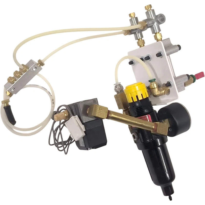 Узел смазки (BIJUR) вертикального фрезерного станка для двух портового шпинделя