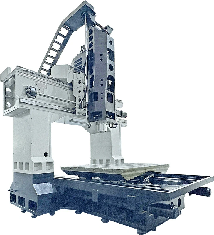 Портальный фрезерный станок с ЧПУ по металлу DC-2000SM, двухколонный, стол 1650х1300 мм