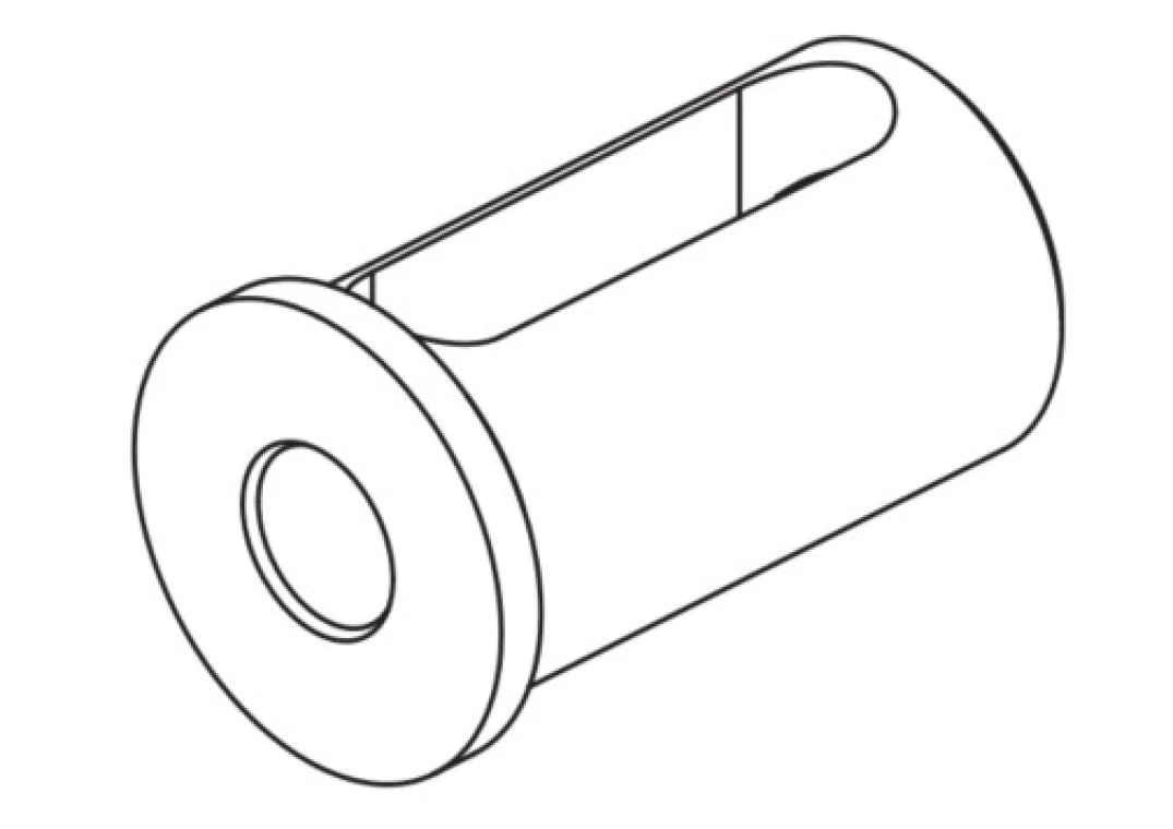 Переходная втулка под расточные резцы, Ø40/Ø32 мм с пазом, L=71 мм, L1=75 мм