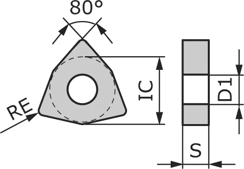 Пластина токарная WNMA080408-TXKK-CC3015