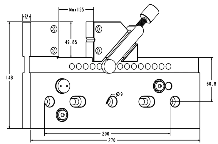 Регулируемое прижимное приспособление
