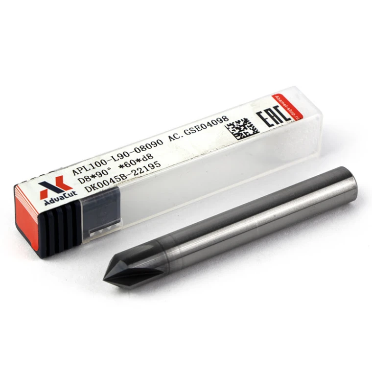 Фреза твердосплавная фасочная APL100-L90-08090