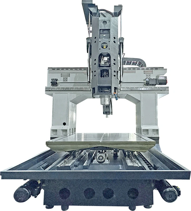 Портальный фрезерный станок с ЧПУ по металлу DC-2000SM, двухколонный, стол 1650х1300 мм