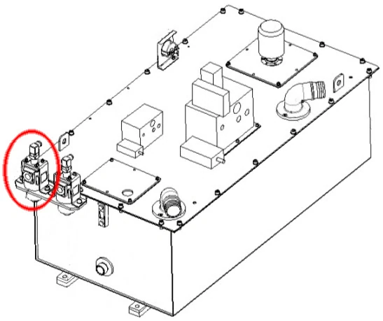 Фильтр напорной магистрали  HYDAC, DF ON 110TC 10C1.0/-A8