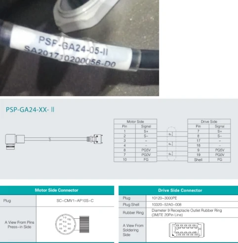 Кабель энкодера оси R Estun PSP-GA24-05-II