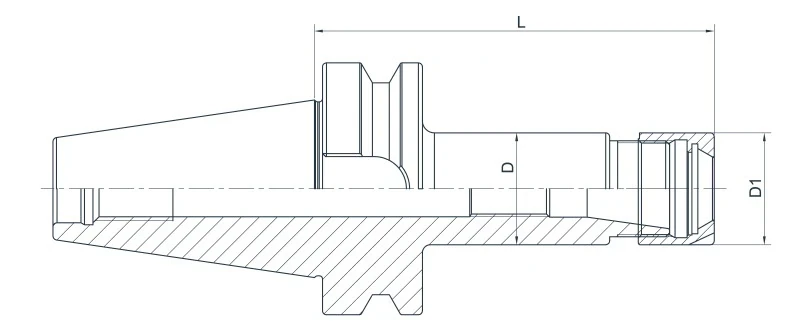 Цанговый патрон c мини гайкой AdvaCut BT30 ER16, ø1-10 мм, H=70; MAS403/BT; AD; G6,3