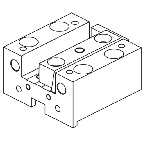 Держатель осевых резцов 25х25 мм, BOT20 OKUMA, HAAS, H=50 мм