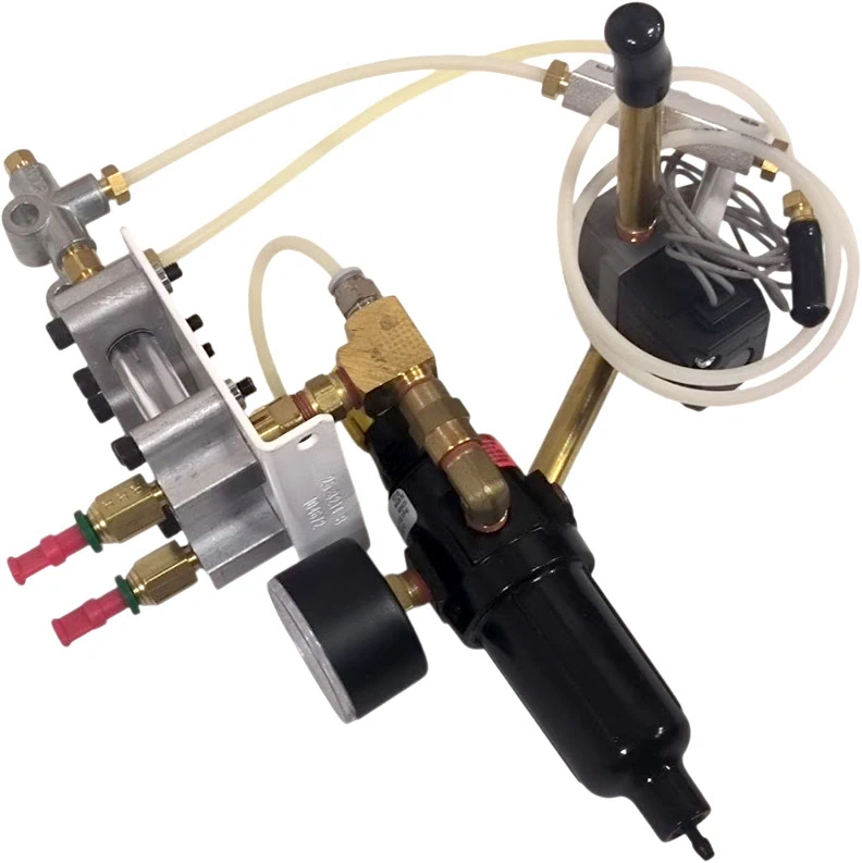 Узел смазки (BIJUR) вертикального фрезерного станка для двух портового шпинделя