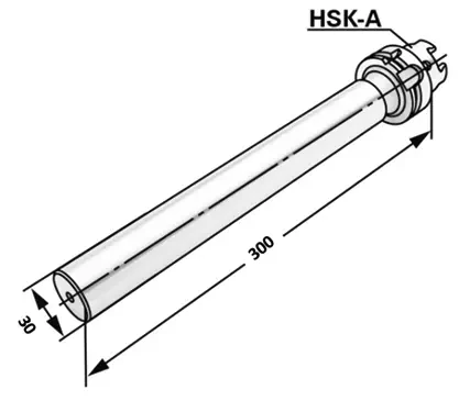 Оправка шпиндельная для конуса HSK A63