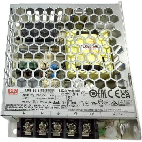Блок питания LRS-50-5 DC5V 1.0А