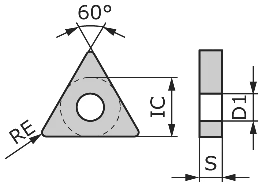 Пластина токарная TNGG160404-TCRR-CP1325