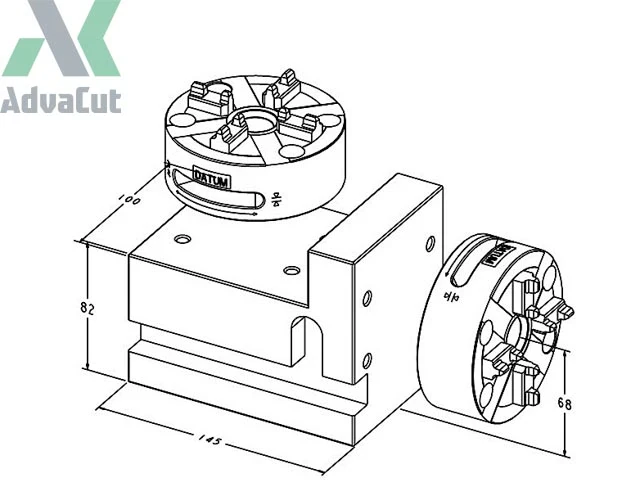 Основа/держатель для быстросъемного патрона 100 P