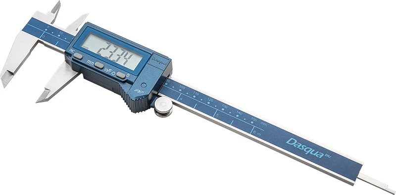 Штангенциркуль цифровой IP67 с большим дисплеем; 0-150мм/0-6"; 0,01мм/0,0005"