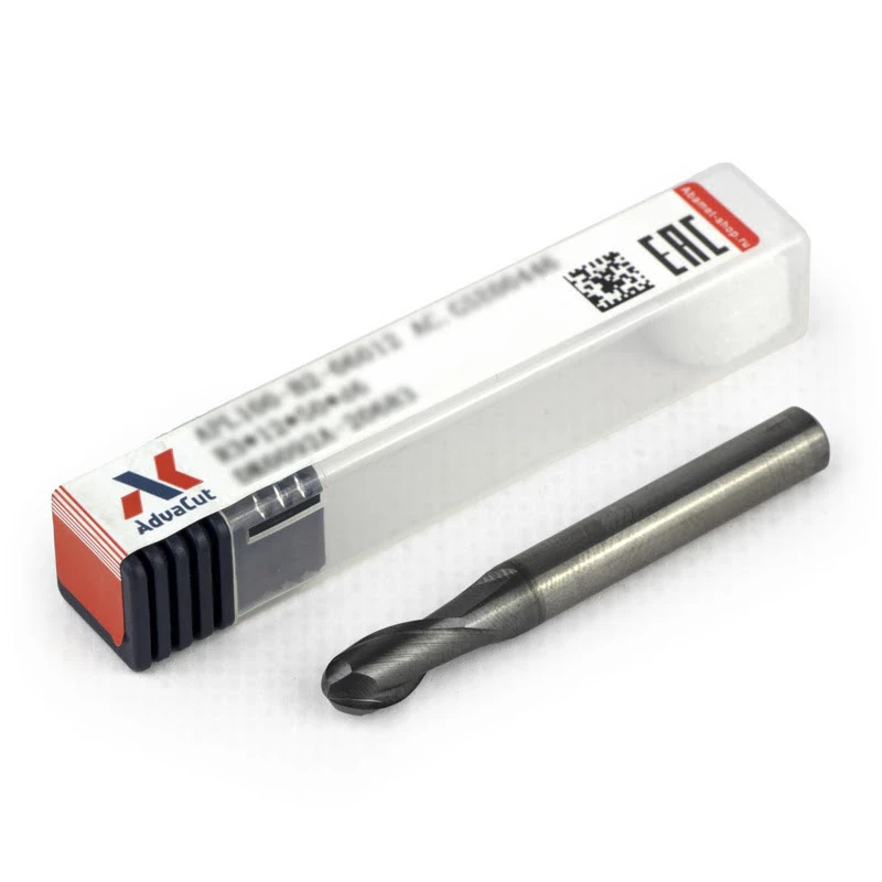 Фреза концевая твердосплавная APL100-BNCM2-120-022-600, сферическая, ØD 12 мм