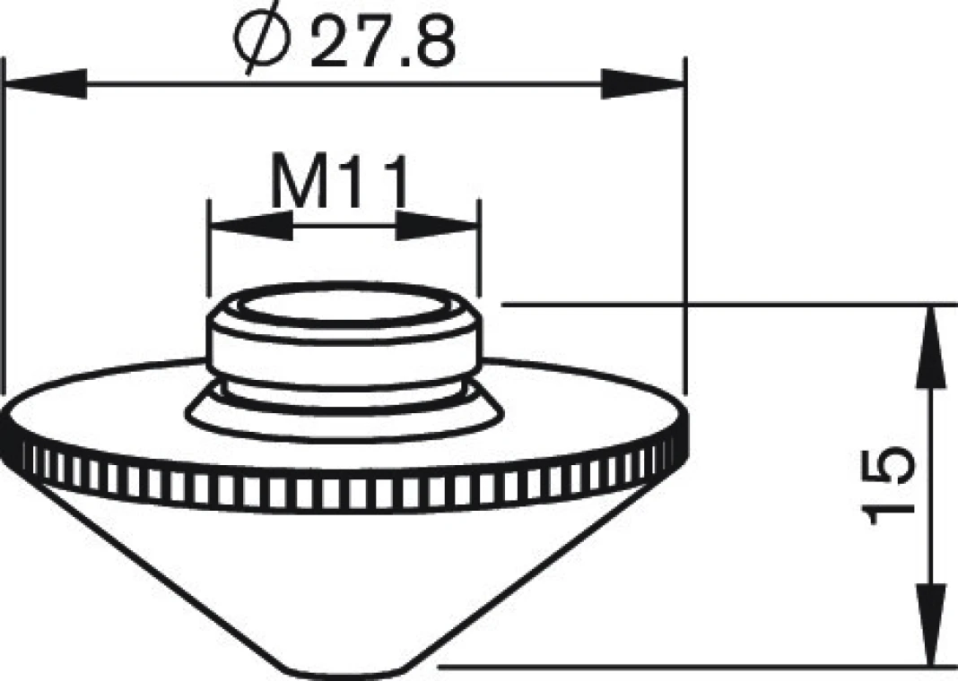 Сопло Ø 1.5 HD (281463-P0591-573-00015, PT345-1463X)