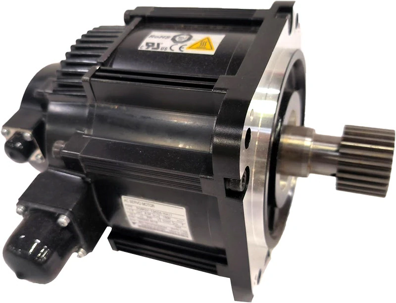 Сервомотор оси С в сборе с шестерней