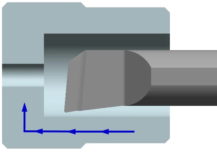 Мини-резец расточной MKVFR-040-150-010-ST