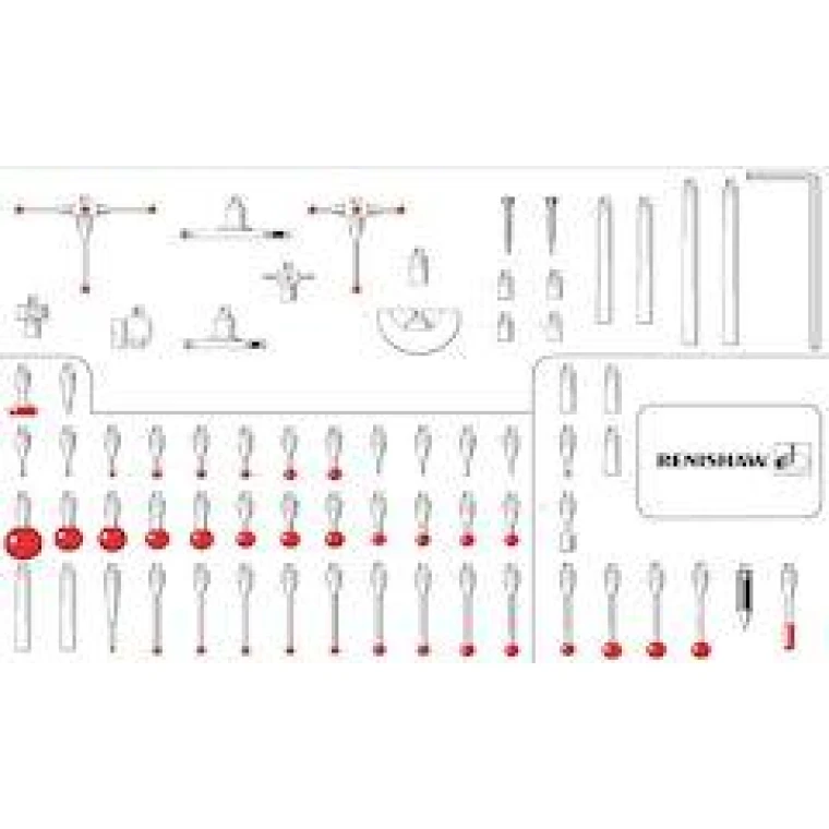 Комплект щупов с резьбой М2