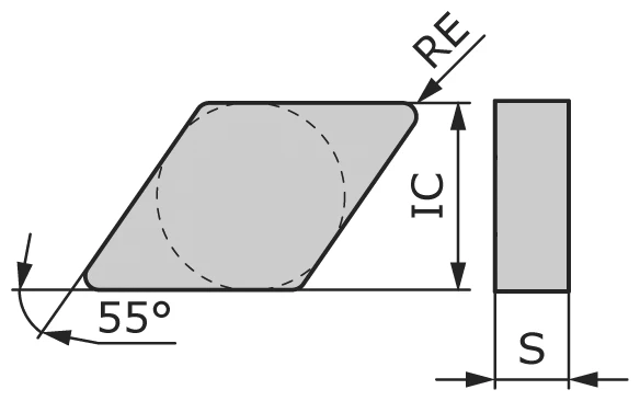 Пластина CBN токарная цельная DNGN110308-CGA4-BN6425