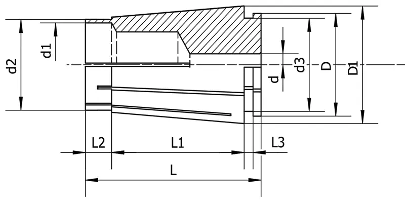 Комплект цанг SKS20, ø3-20 мм (18 шт.), макс. биение 0,01 мм