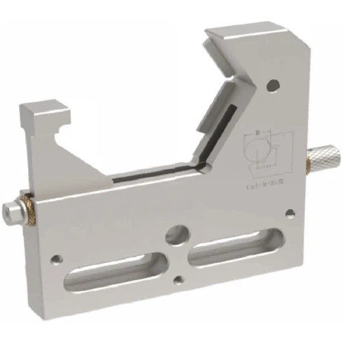 Горизонтальные тиски с призмой, раскрытие 100 мм