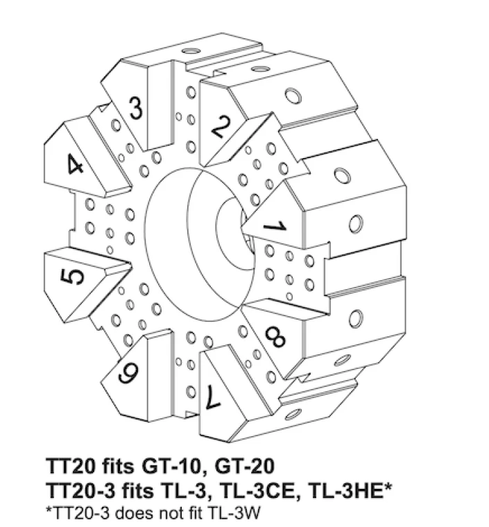 Инструментальный комплект для револьвера HAAS TT-20 для станков GT и TL-3