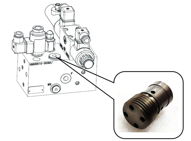 HV08610  Клапан сброса давления VDBE03E352 A1