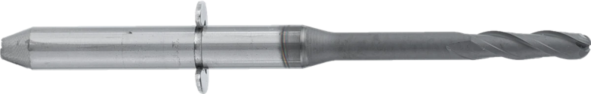 Фреза концевая твердосплавная BTZ01-BNFN2-006-007-030-VH, сферическая, обниженная шейка, ØD 0,6 мм