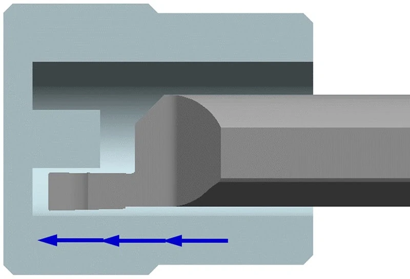 Мини-резец торцеканавочный MKTKR-080-220-075-NS