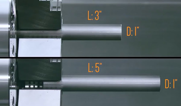 Вылеты заготовок из токарного патрона