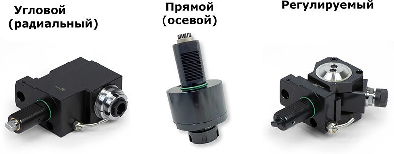 Виды приводных блоков стандарта VDI для токарно-револьверных станков и обрабатывающих центров