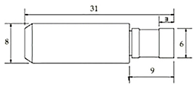 Эскиз направляющей GCA для электродов диаметром 0,2–3,0 мм