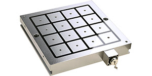 Магнитная плита 330x330 мм, 16 полюсов 50x50 мм