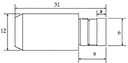 Эскиз направляющей GCC для электродов диаметром 3,1-6,0 мм